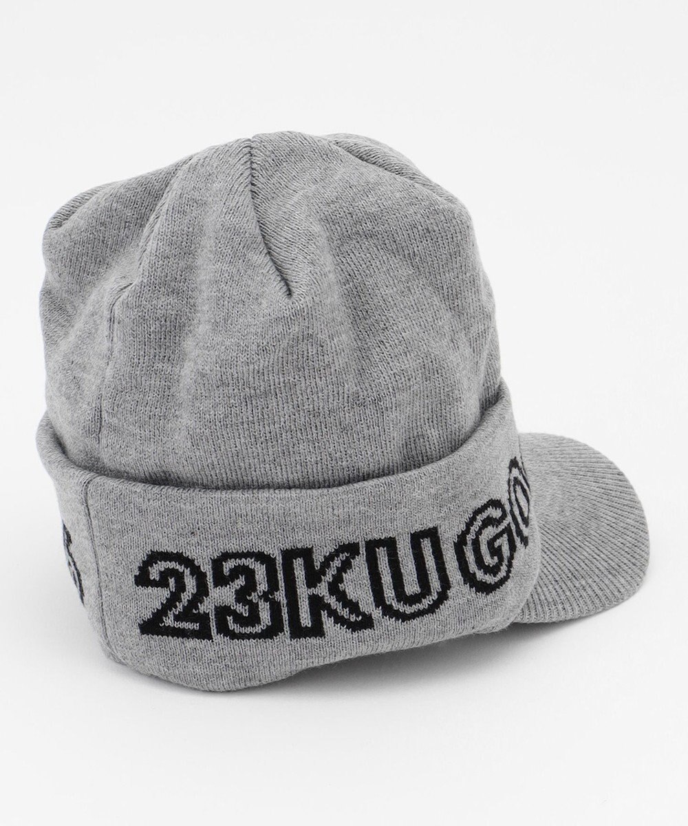 23区GOLF 【MEN】ツバ付きニット キャップ 
