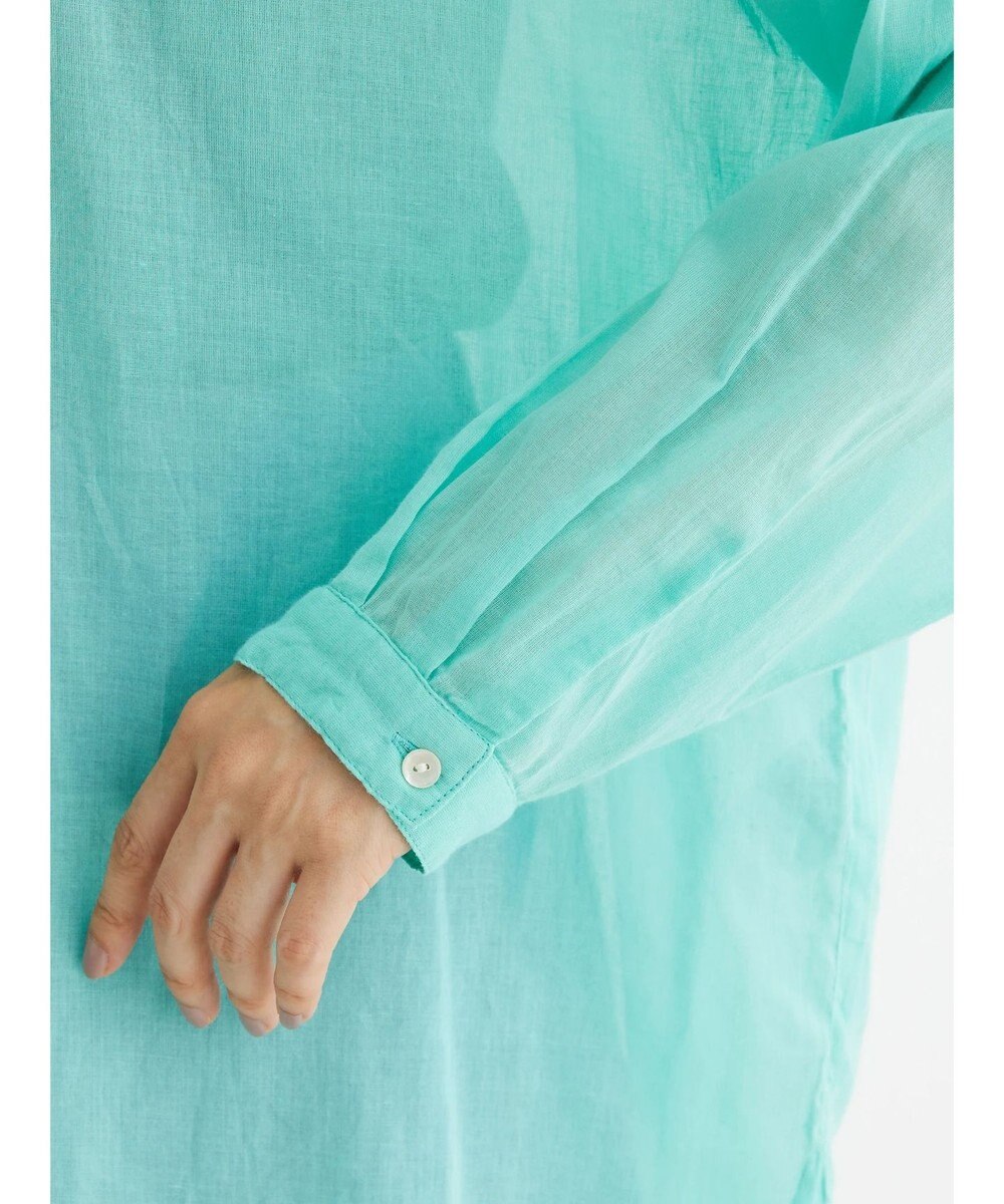 Green Parks インド綿　柔らかボイルシャツ 