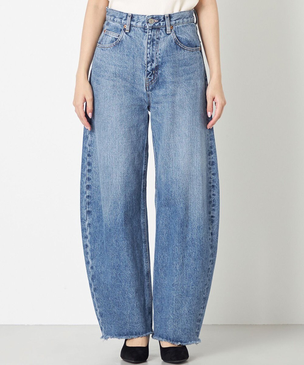 NAVE 【×NAVE】SERGE de bleu × NAVE カーブワイドデニム 