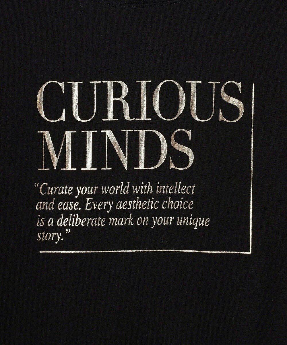 YECCA VECCA 【UVカット】ワイドスリーブ箔プリントTee 