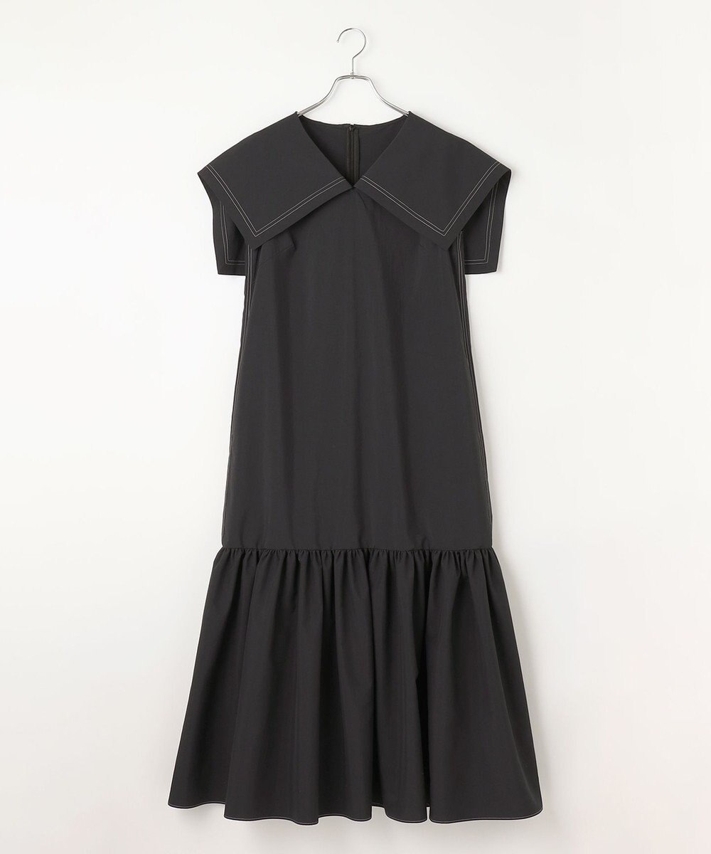 #Newans 【ANSWER for フォトジェニックスタイル】セーラーカラーティアードワンピース 