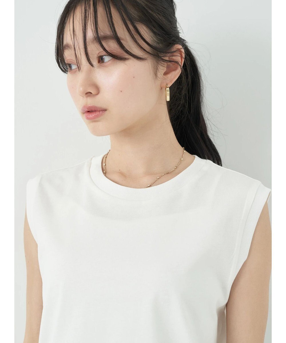 earth music&ecology ノースリーブカットソー（汗じみ防止） 