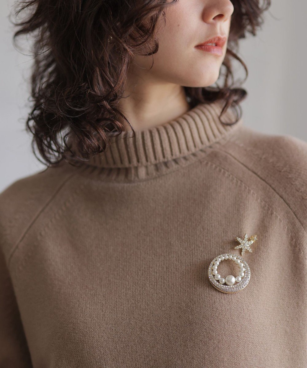 組曲 フルムーンパールブローチ 