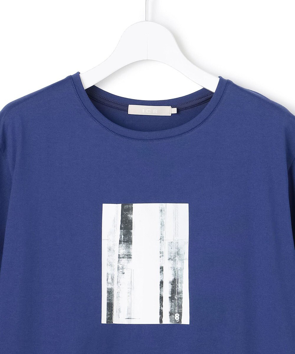 ICB L ロゴTEE（アートプリント） 