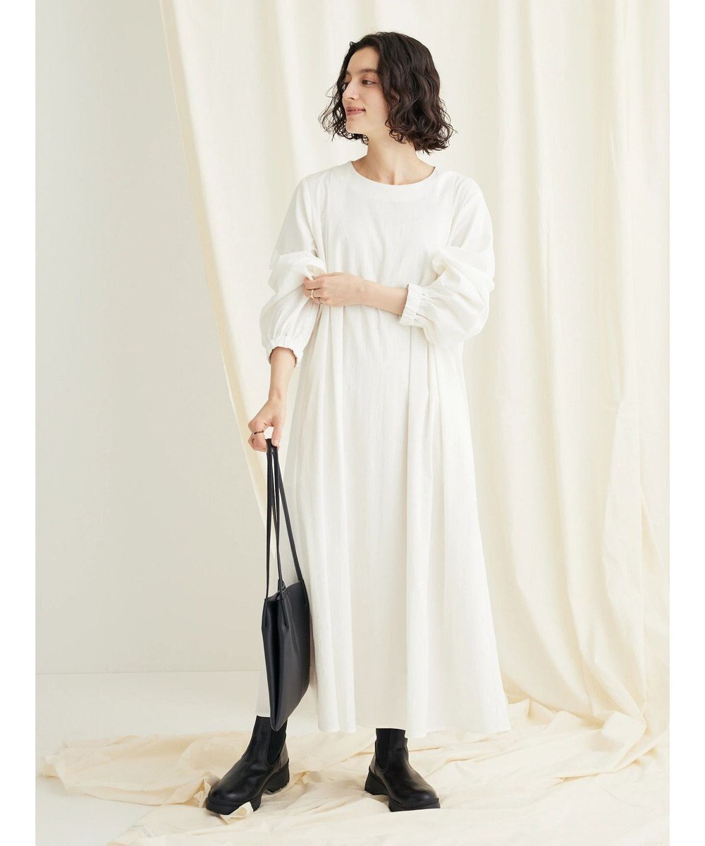 CRAFT STANDARD BOUTIQUE レーヨンデシンドレッシーワンピース 