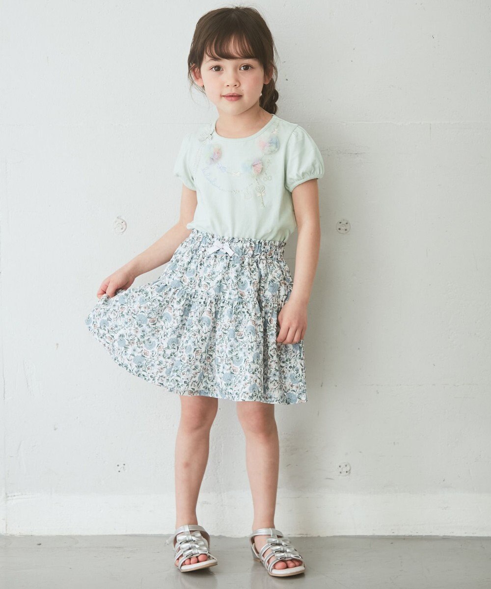 ANY KIDS 総柄スカパン 