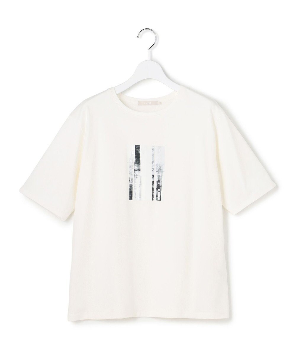 ICB L ロゴTEE（アートプリント） 
