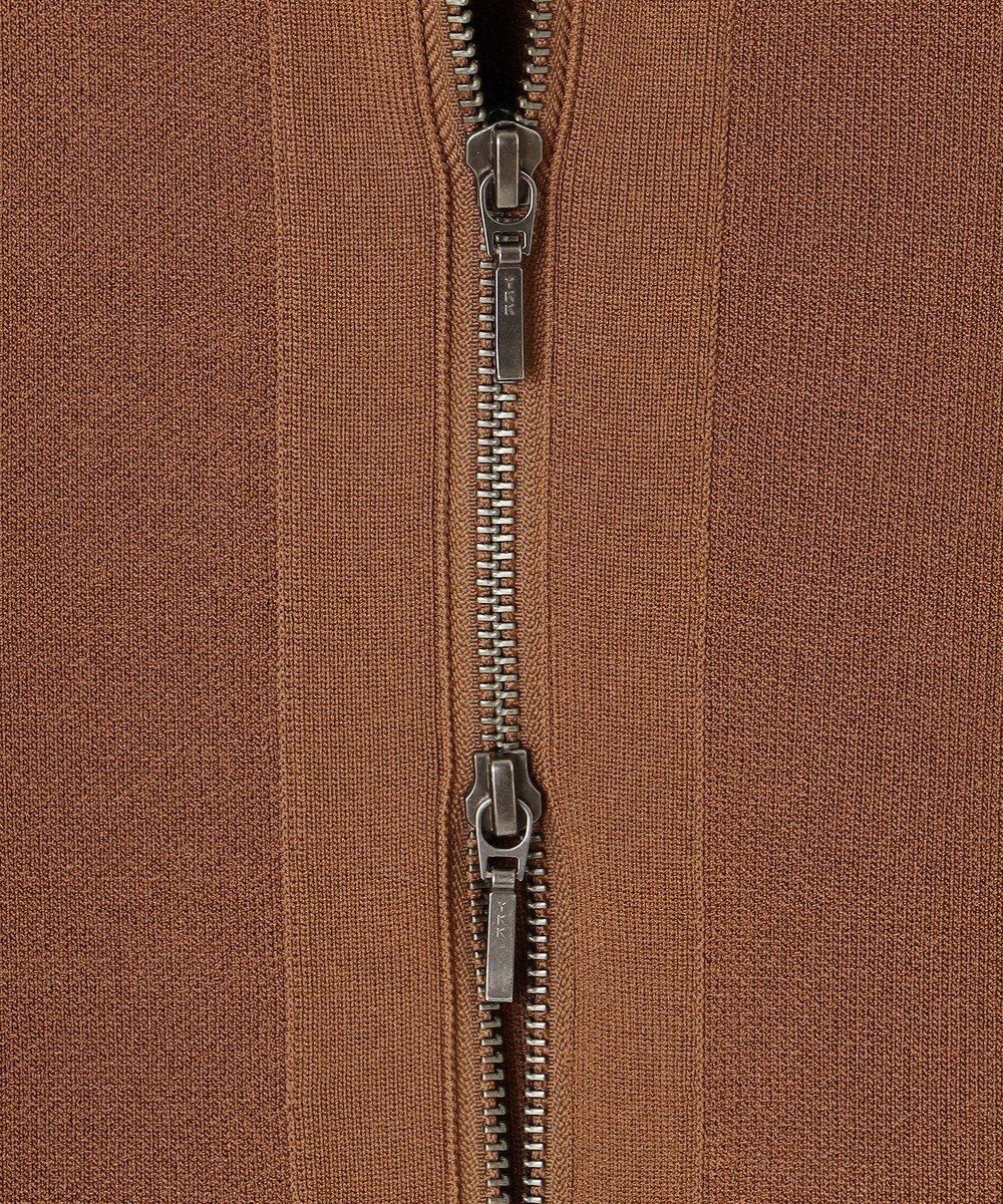 ICB 【洗える】シンセティックダブルフェイス ニットトラックジャケット 