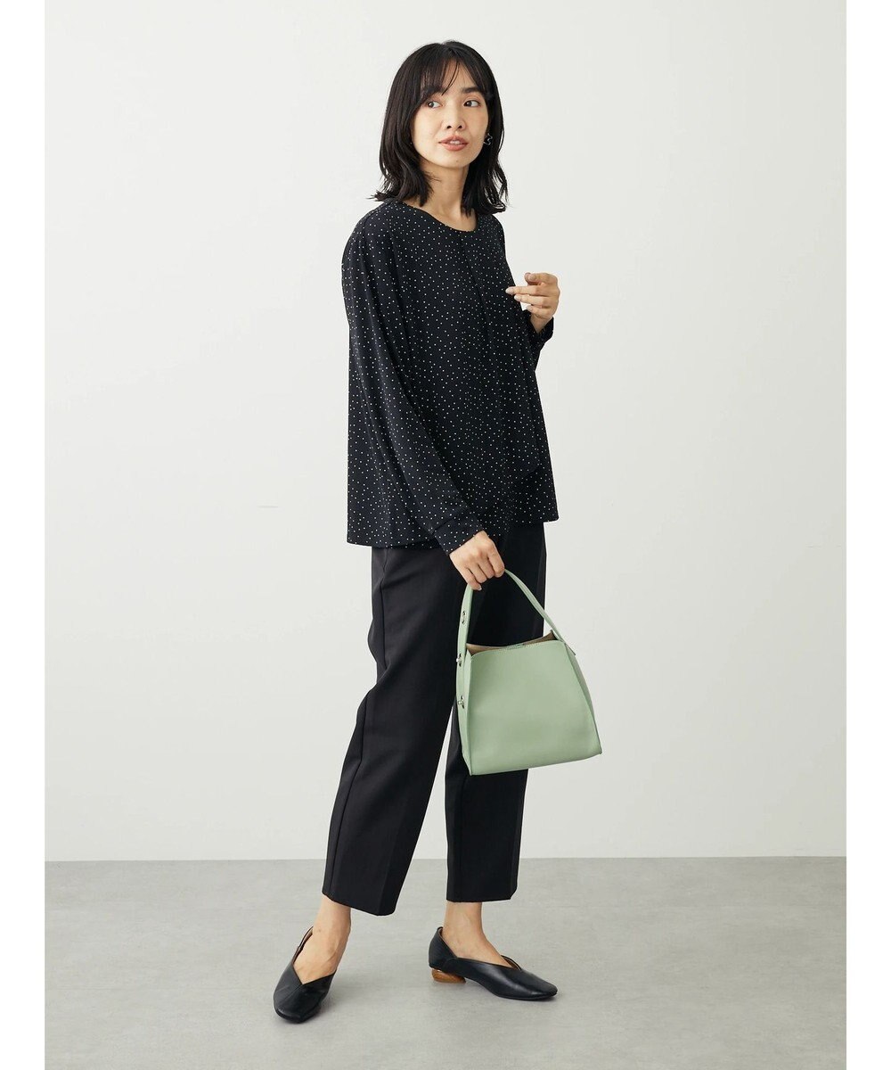 Green Parks ＢＰ　襟タック長袖ブラウソー 