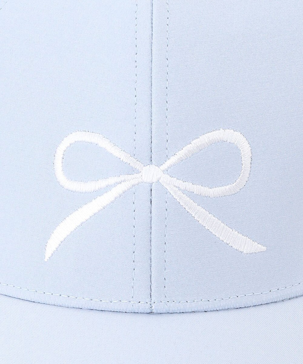 ANY KIDS 【日よけ付き】2WAYリボン刺繍キャップ 