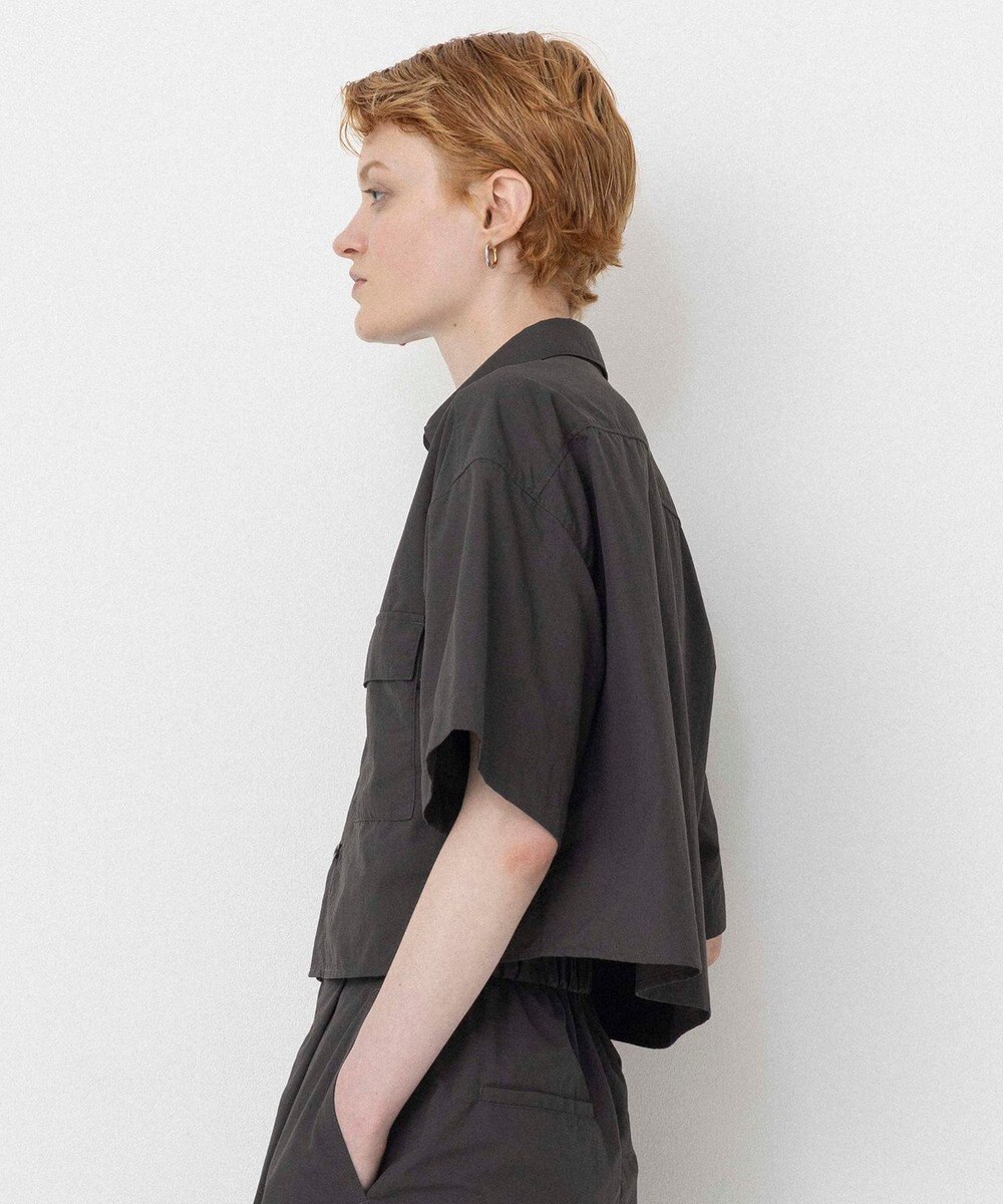 NAVE 【ReNAVE・洗える/撥水加工/接触冷感/UVケア/セットアップ】ナイロンタスラン シャツ 