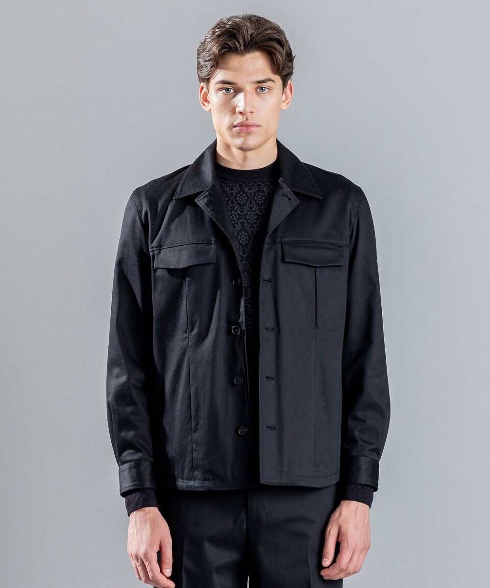 JOSEPH HOMME スムースサテンストレッチ　CPOシャツ 