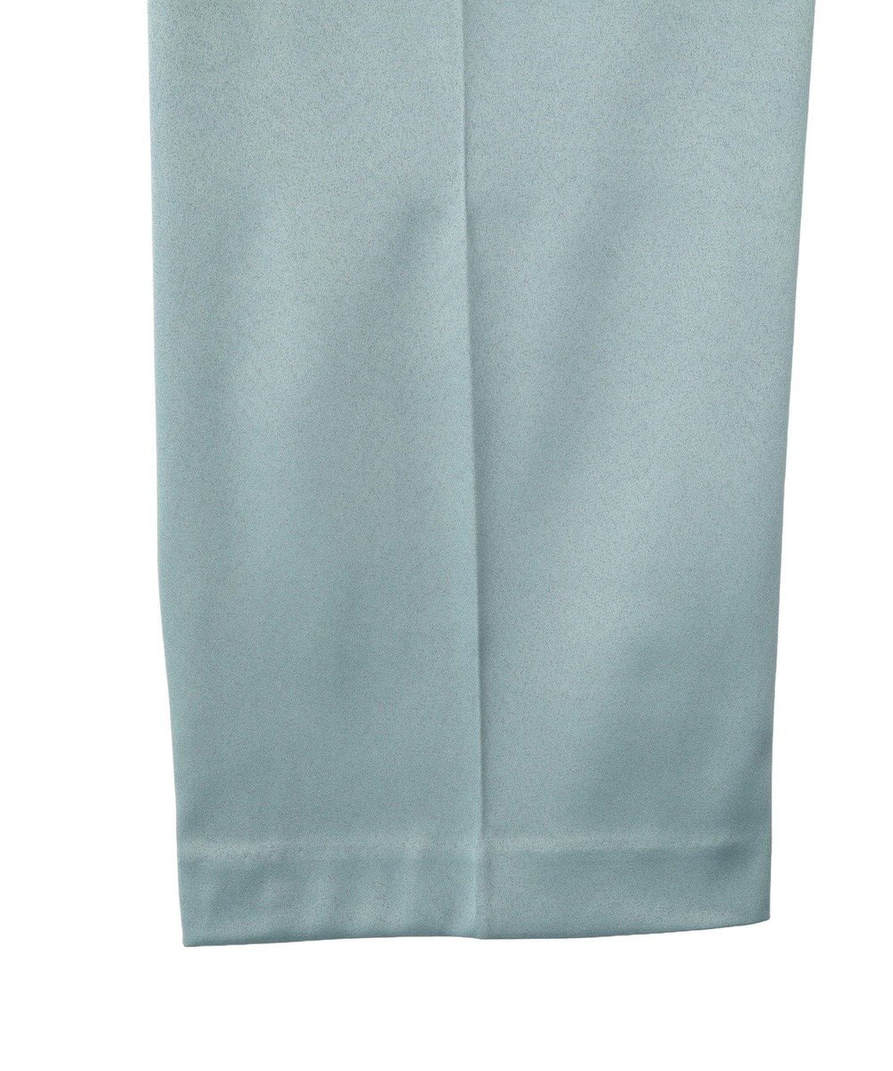 YECCA VECCA 裏起毛サテンリラックスパンツ 