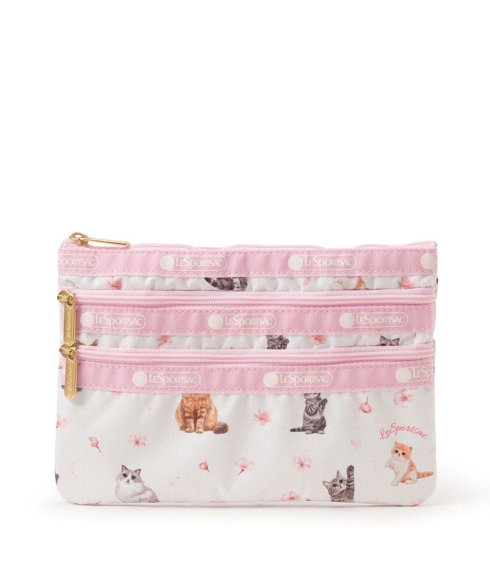 LeSportsac 3ZIP COSMETIC/サクラキャッツACC 