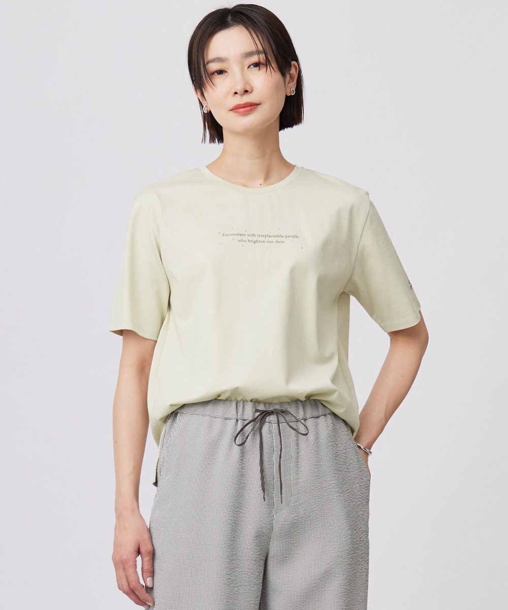 J.PRESS LADIES 【洗える】ロゴTEE カットソー 