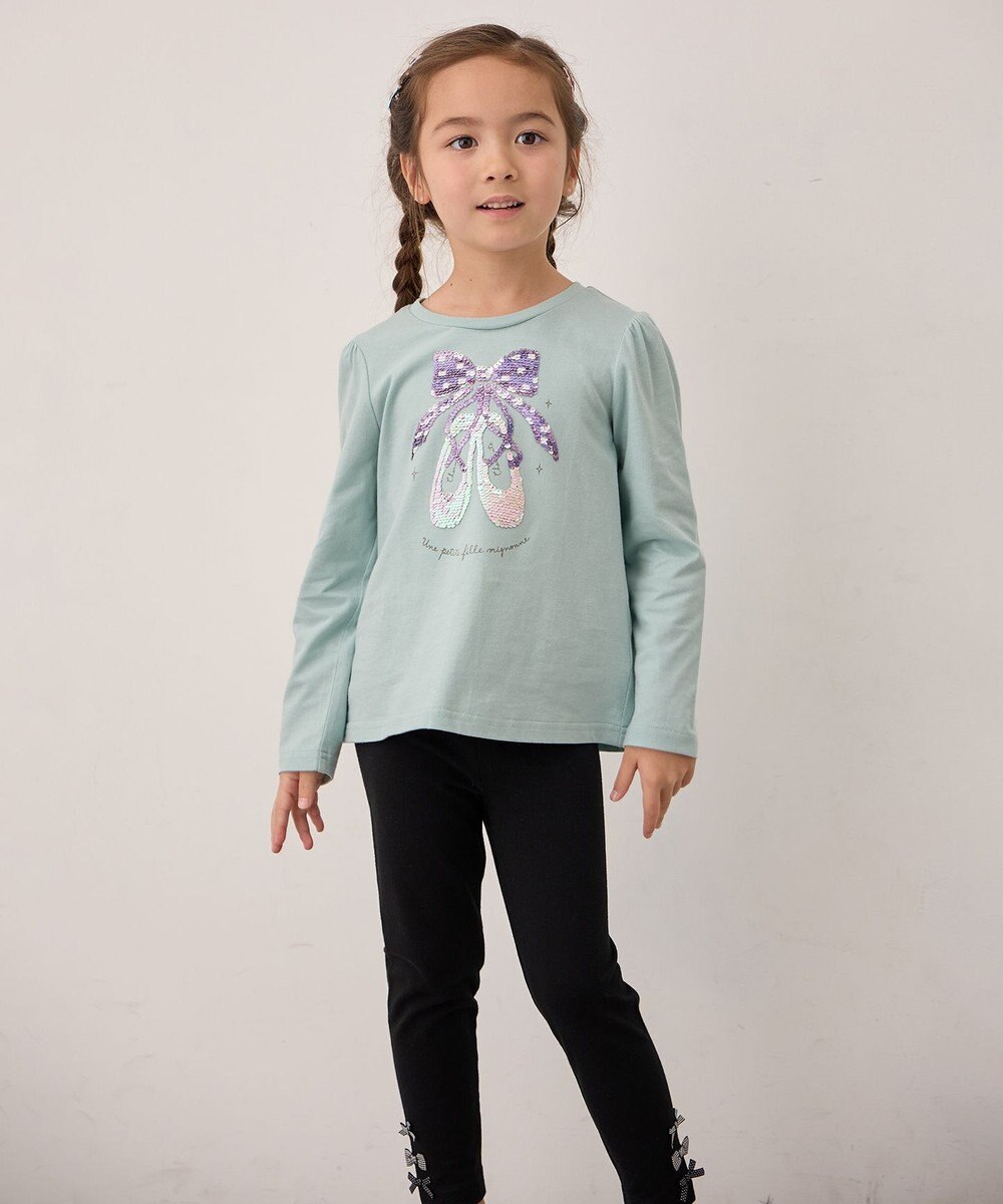 ANY KIDS ミラクルスパンコール 長袖Tシャツ 