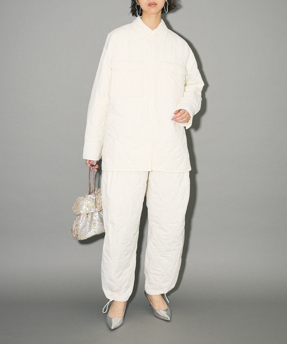 Green Parks キルティングシャツブルゾン 