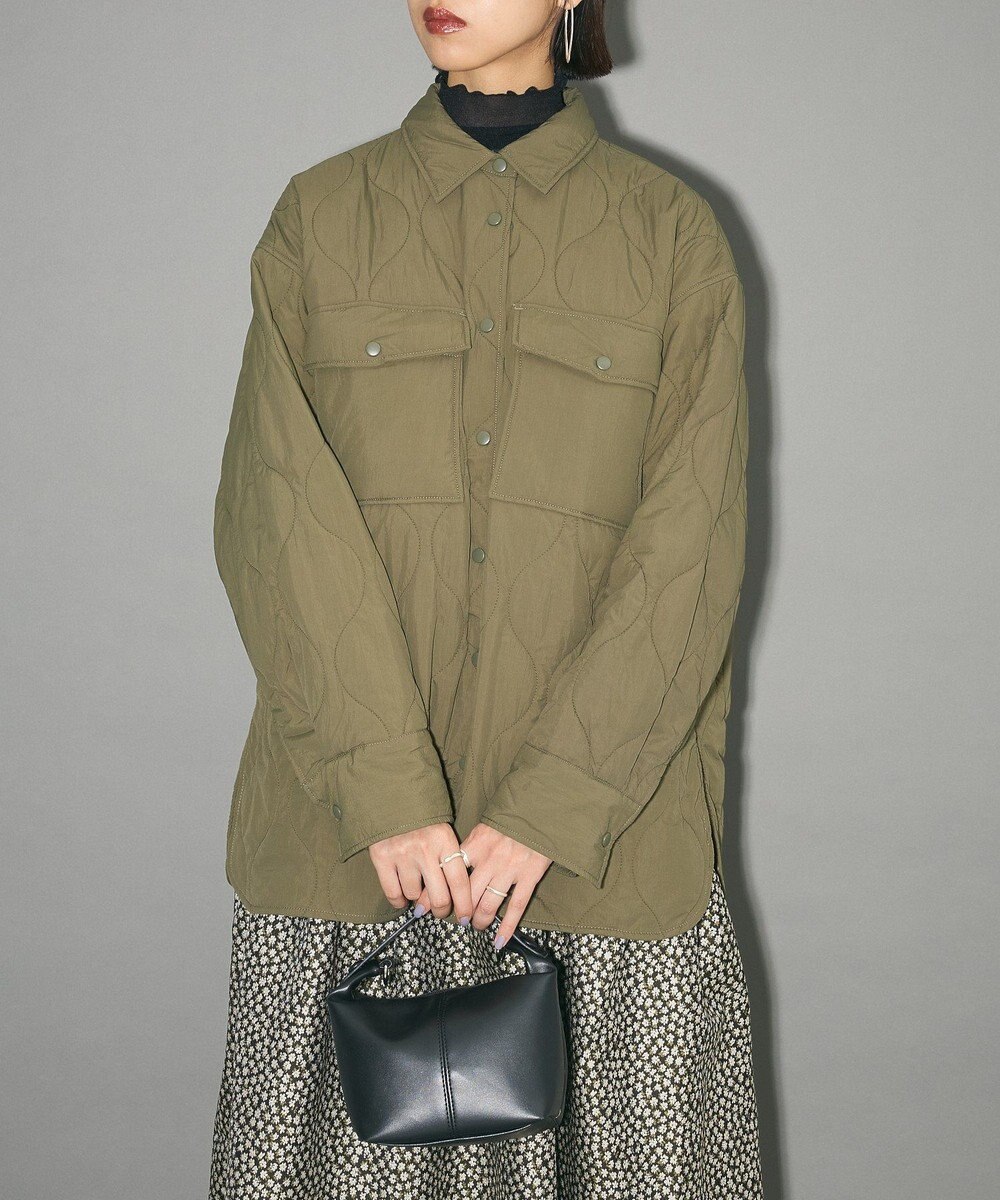 Green Parks キルティングシャツブルゾン 