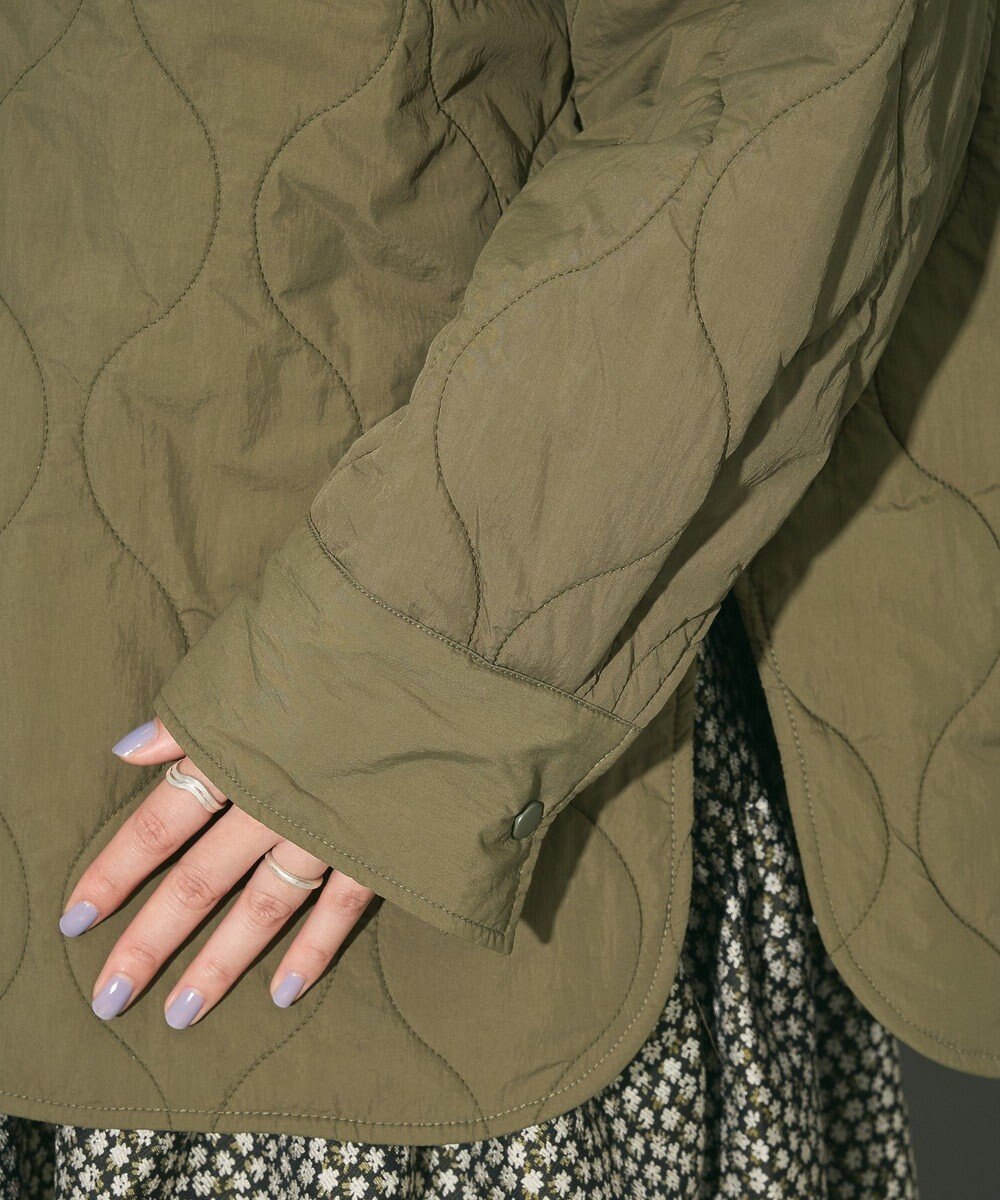 Green Parks キルティングシャツブルゾン 