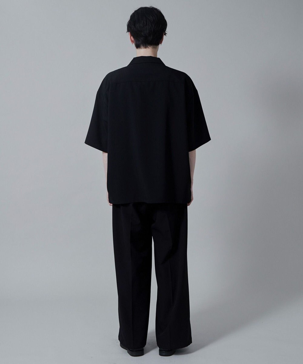 WEGO 【速乾/シワになりにくい】ドライポリオープンカラーシャツ(S) 