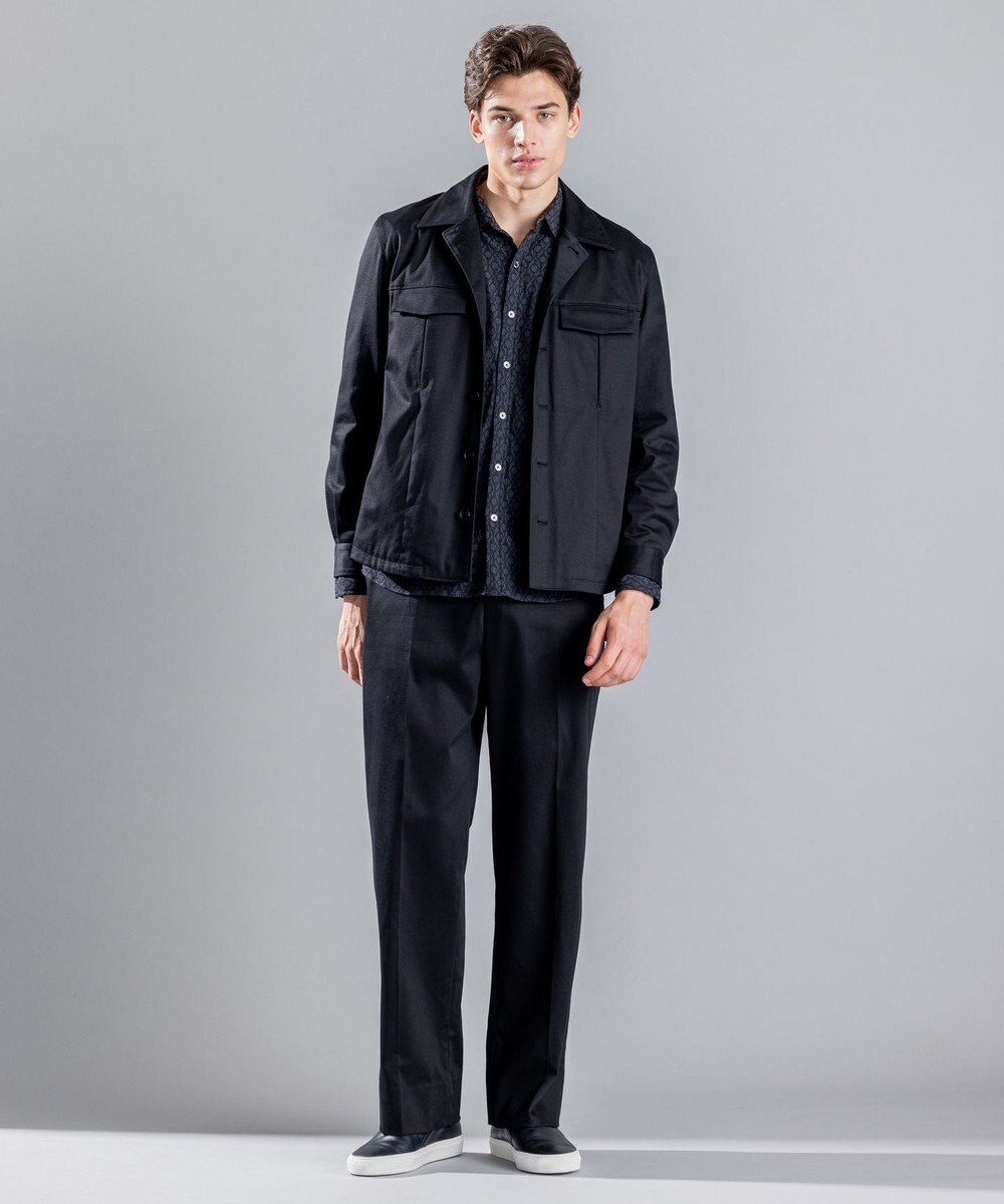 JOSEPH HOMME スムースサテンストレッチ　CPOシャツ 