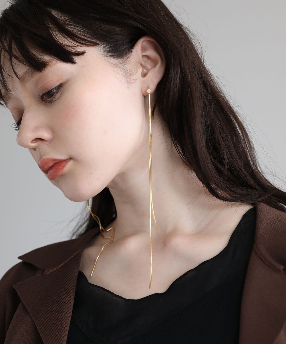 Green Parks ・ＨＡＬＦ　ＴＩＭＥ　２ｗａｙロングチェーンピアス 