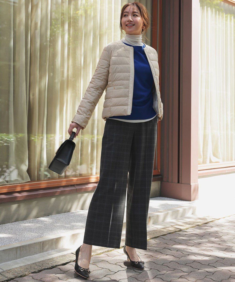 ANY SIS ビューティサーモ2WAYストレッチ ワイドパンツ 