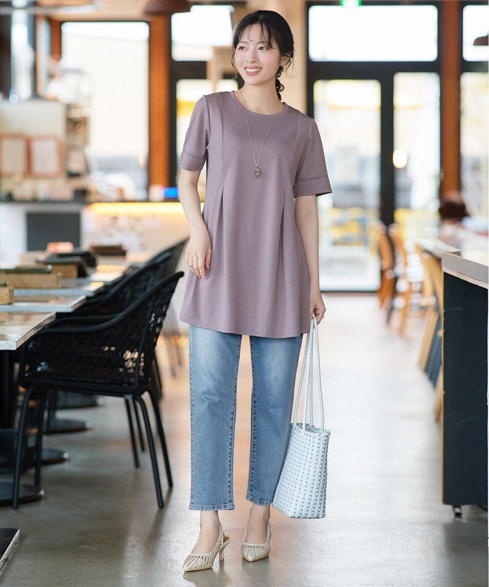 Tiaclasse 【サラごこち】はしごレースチュニック 