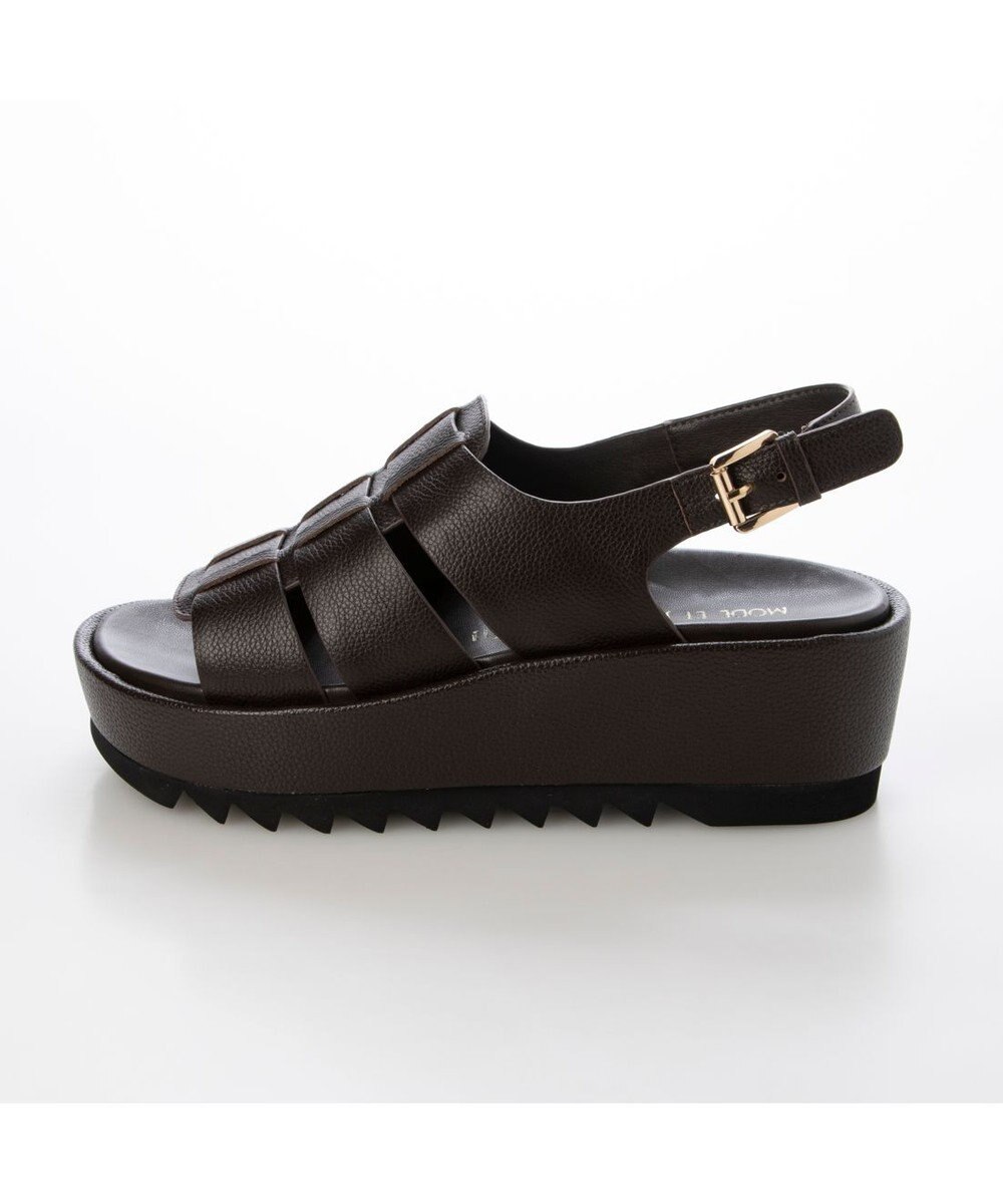 MODE ET JACOMO <MODE ET JACOMO>厚底グルカデザインウエッジサンダル 