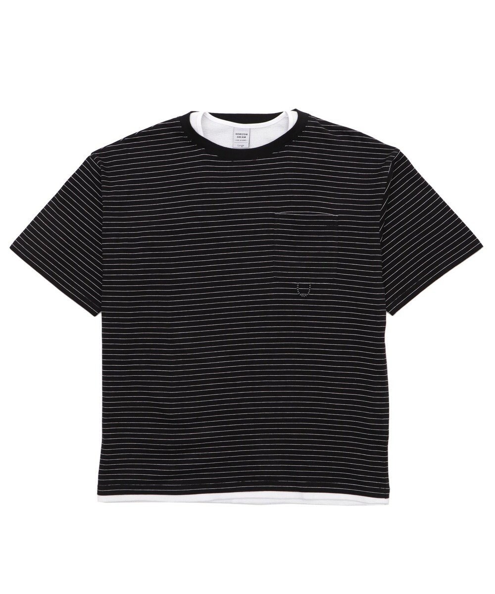 WEGO マイクロボーダーワッフルフェイクT 