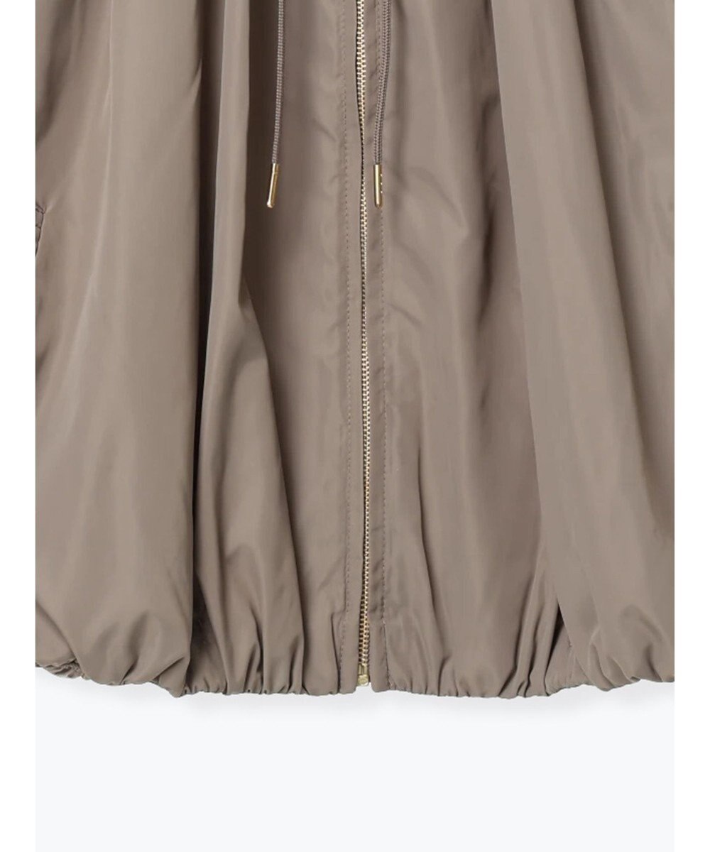 Te chichi ノーカラーギャザージップブルゾン 