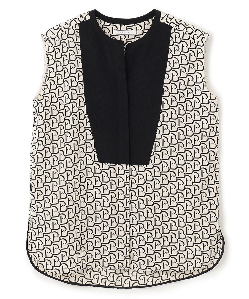 BEIGE， 【S-size】MONT THABOR / ロゴブラウス 