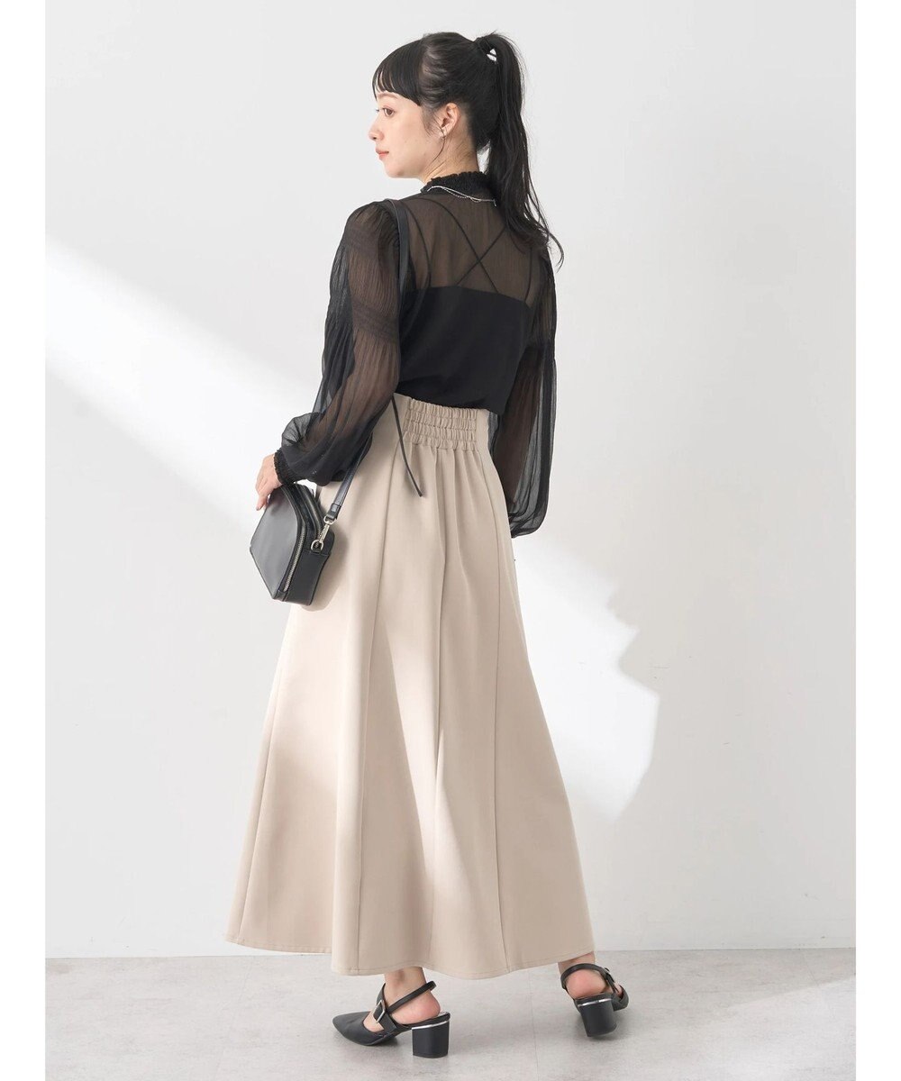 earth music&ecology マジョリカプリーツシアープルオーバー 