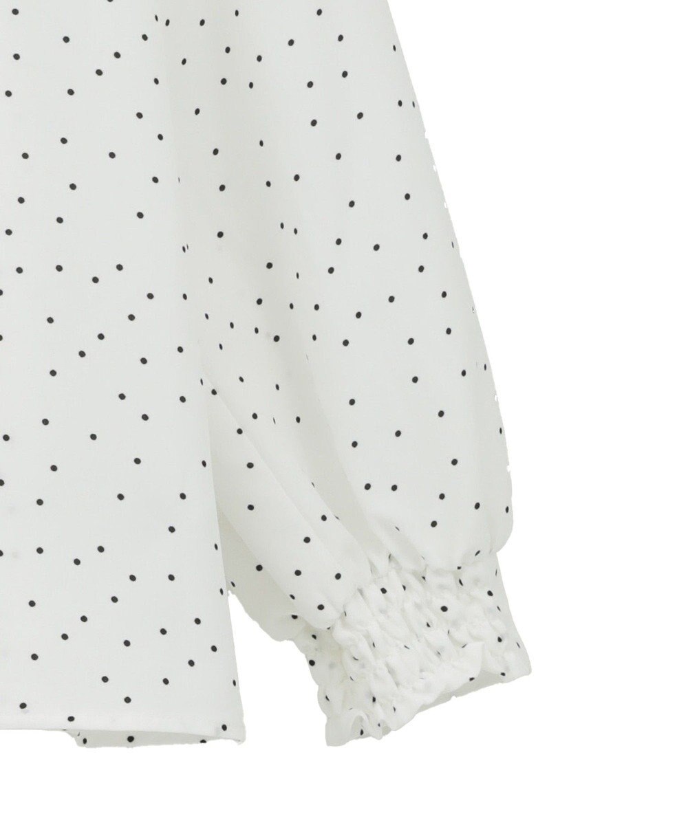 earth music&ecology ラッフルカラーブラウス 