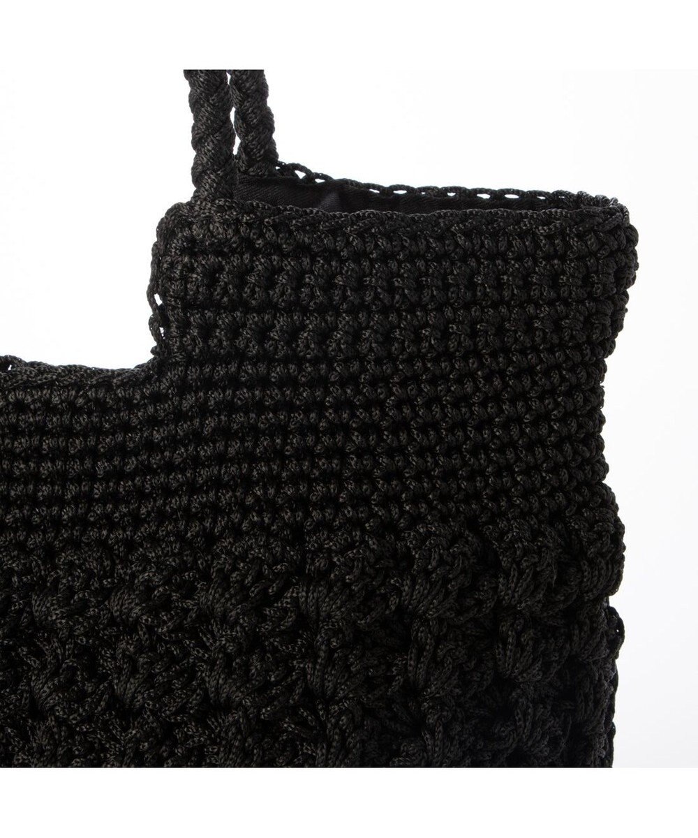 UNBILLION カシュカシュ cachecache / 柄編みベーシックトート カゴバッグ 