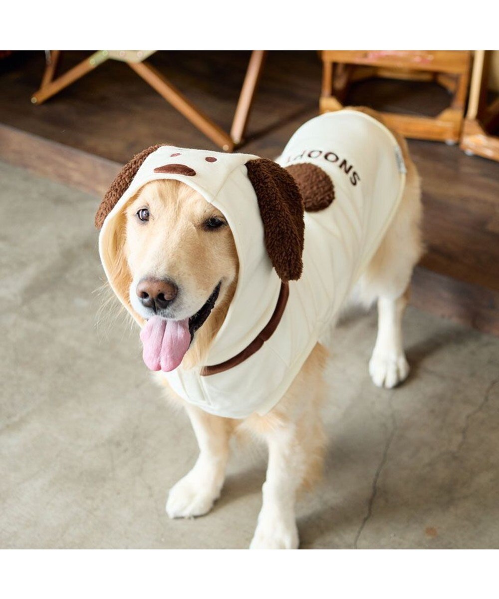PET PARADISE スヌーピー 50s スヌーピーパーカー 《ホワイト》 中型犬 大型犬 