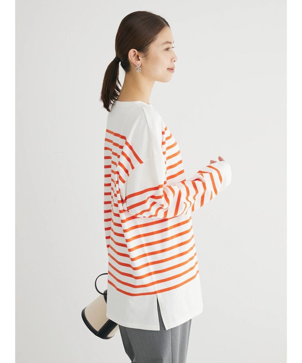 Green Parks パネルボーダーチュニック 