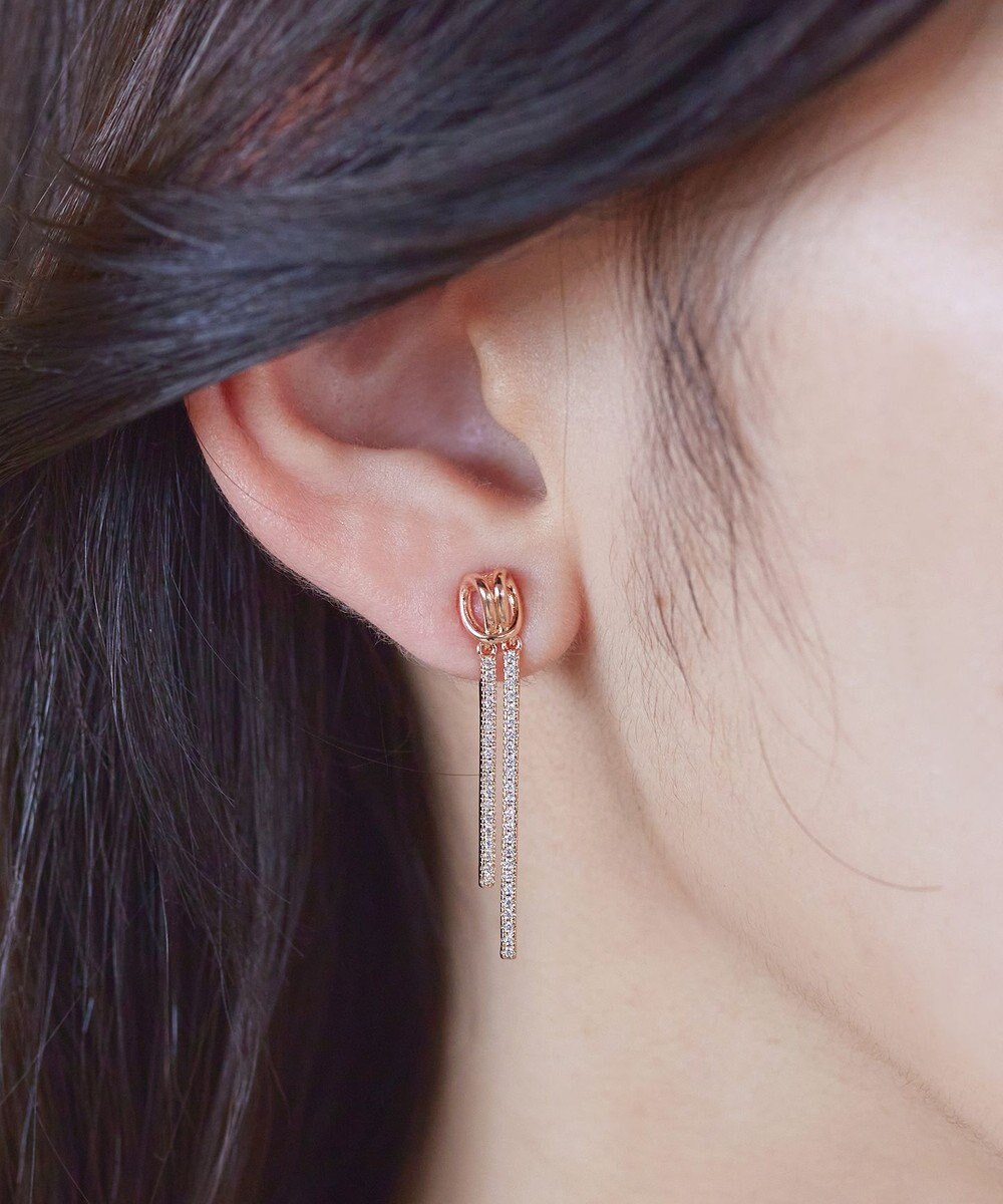 Tiaclasse 【金属アレルギー対応】シャイニーフリルピアス 