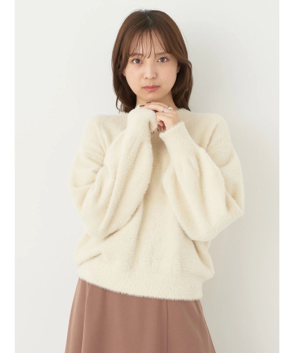 earth music&ecology ミニシャギープルオーバー 