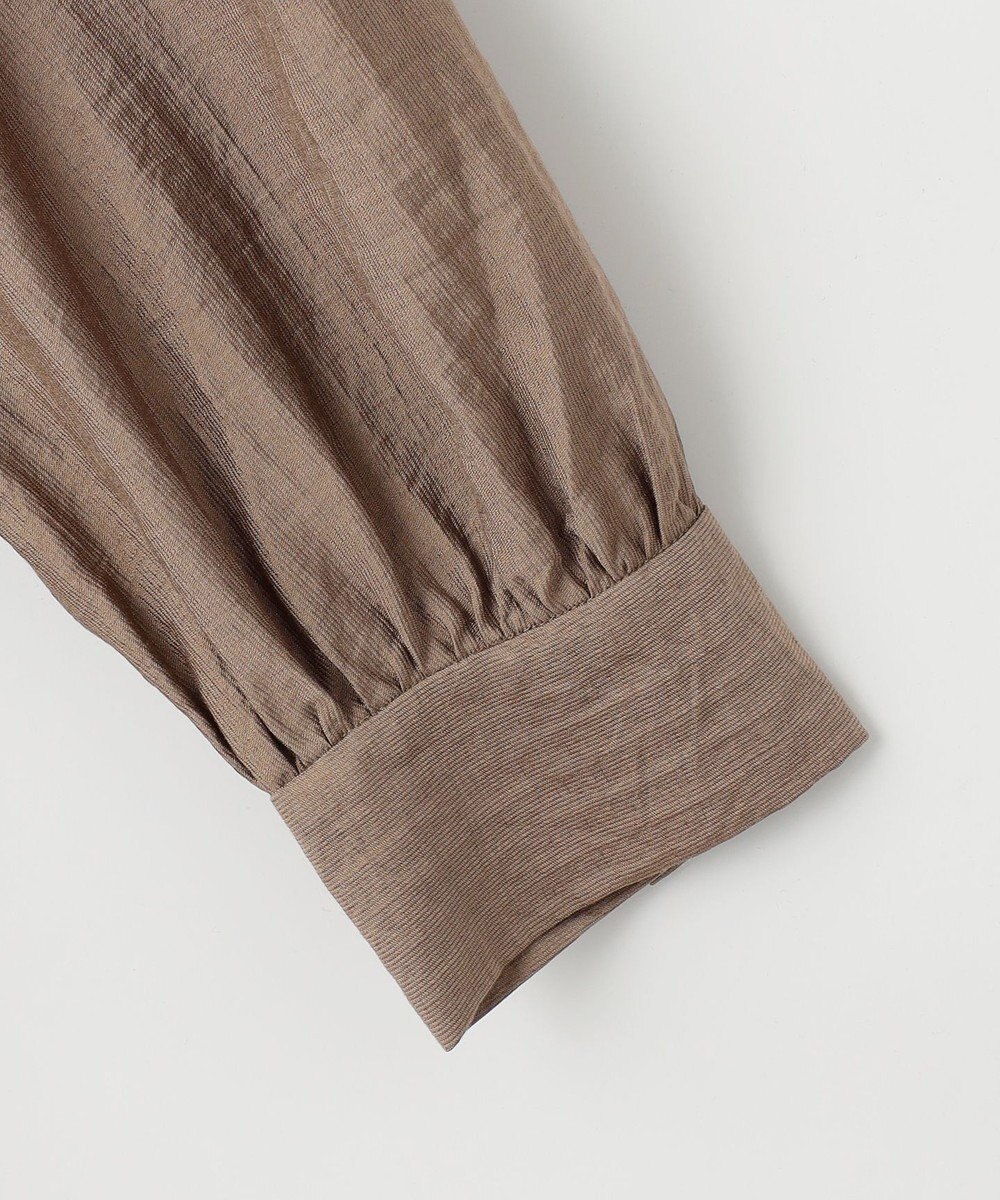 Feroux 【洗える】リボンタイパフスリーブ ブラウス 