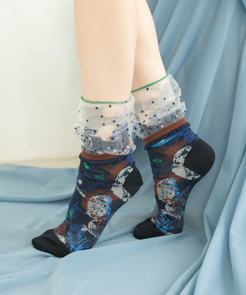 COQ LANDSCAPE シアーハイソックス 