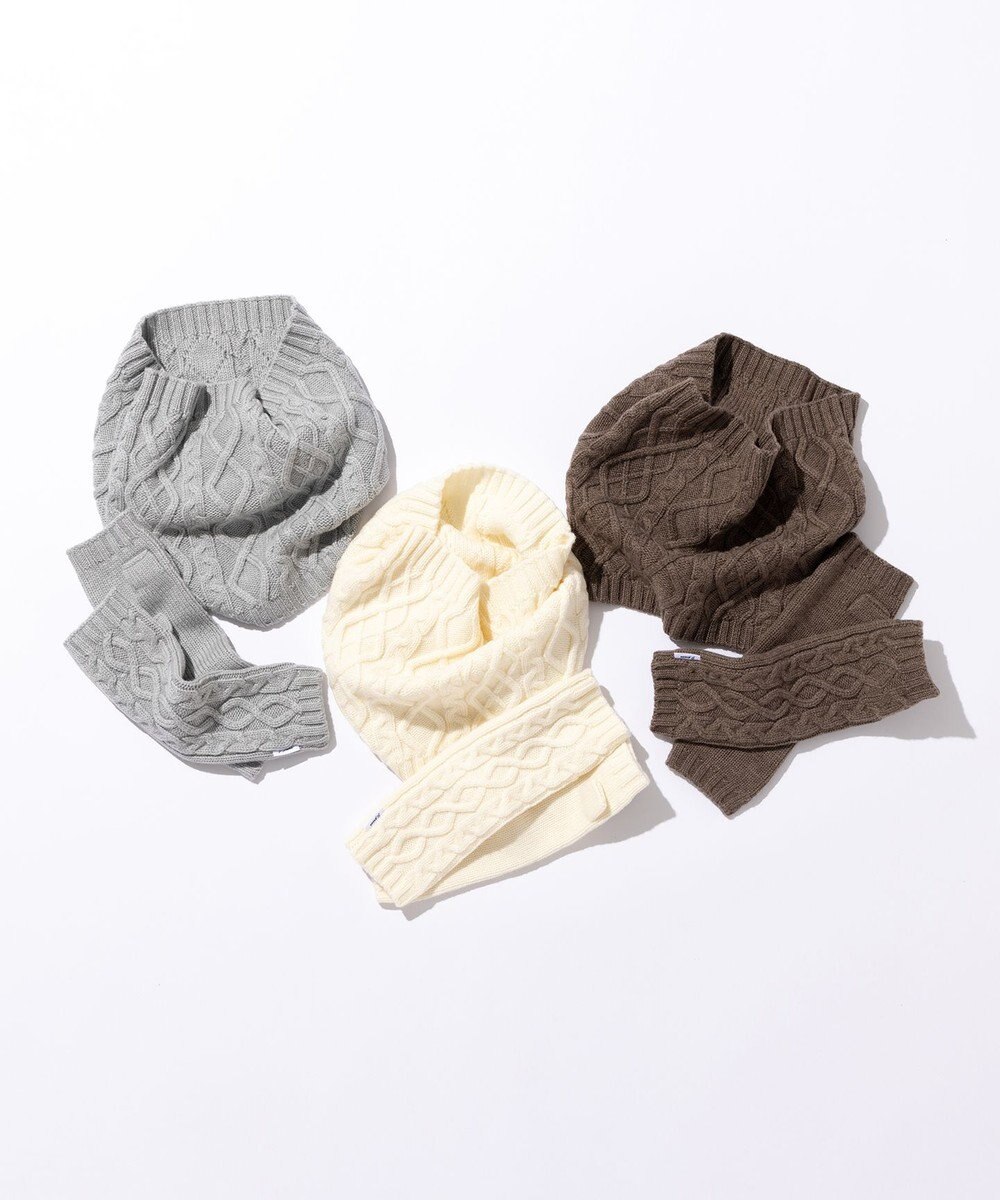 J.PRESS LADIES 【WEB限定・洗える】VICTORIAアランニット ネックウォーマー 