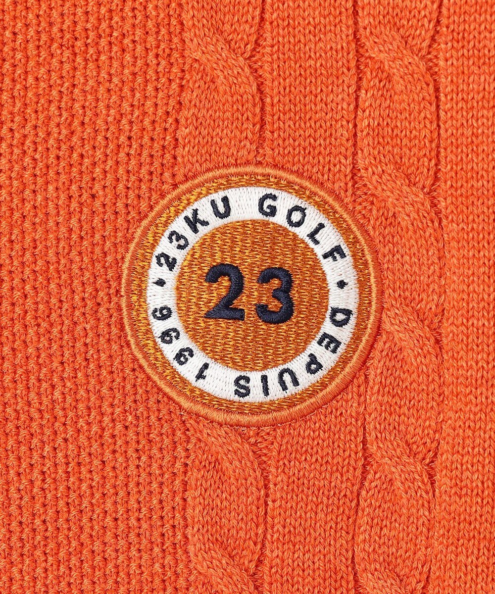 23区GOLF 【MEN】ウールブレンド カラーニット ラウンドから普段のお出かけや、お散歩まで◎ 