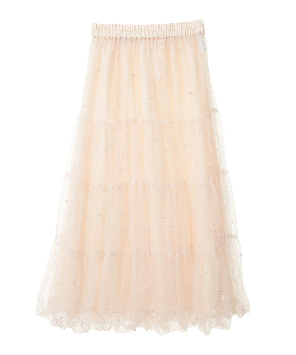 earth music&ecology チュールパールスカート 