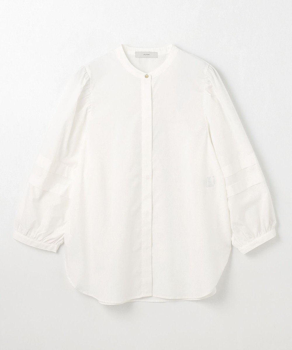 ANY 【接触冷感/UVカット/抗菌防臭/速乾】エニィファンクションタックスリーブブラウス 