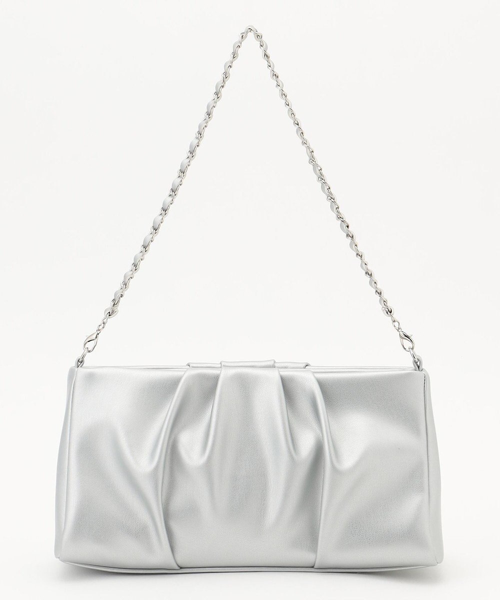 ANY SIS 【2WAY】ギャザーチェーンクラッチショルダー バッグ 