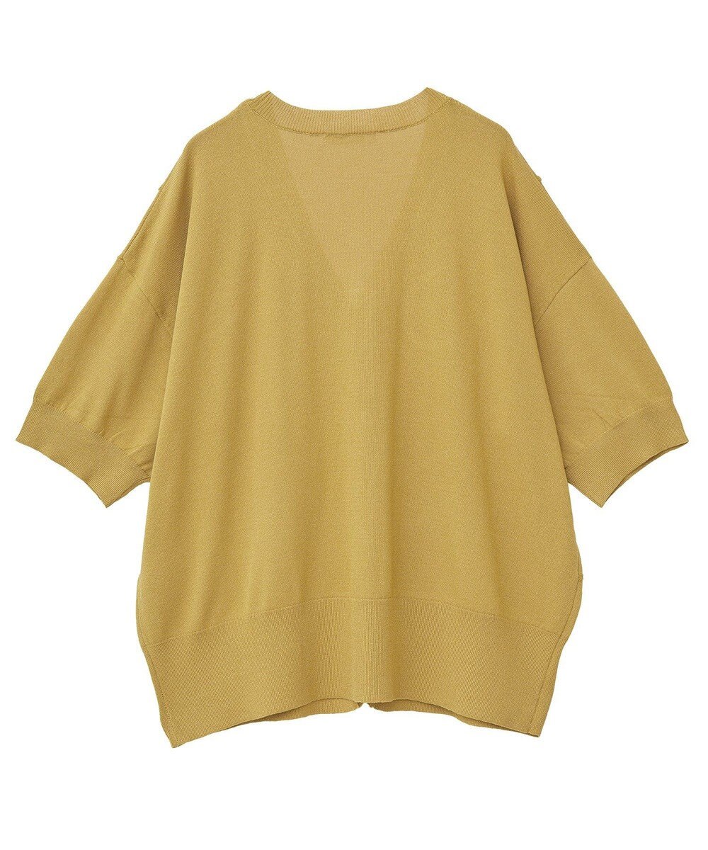 Green Parks 刺繍コードＶネックカーディガン 