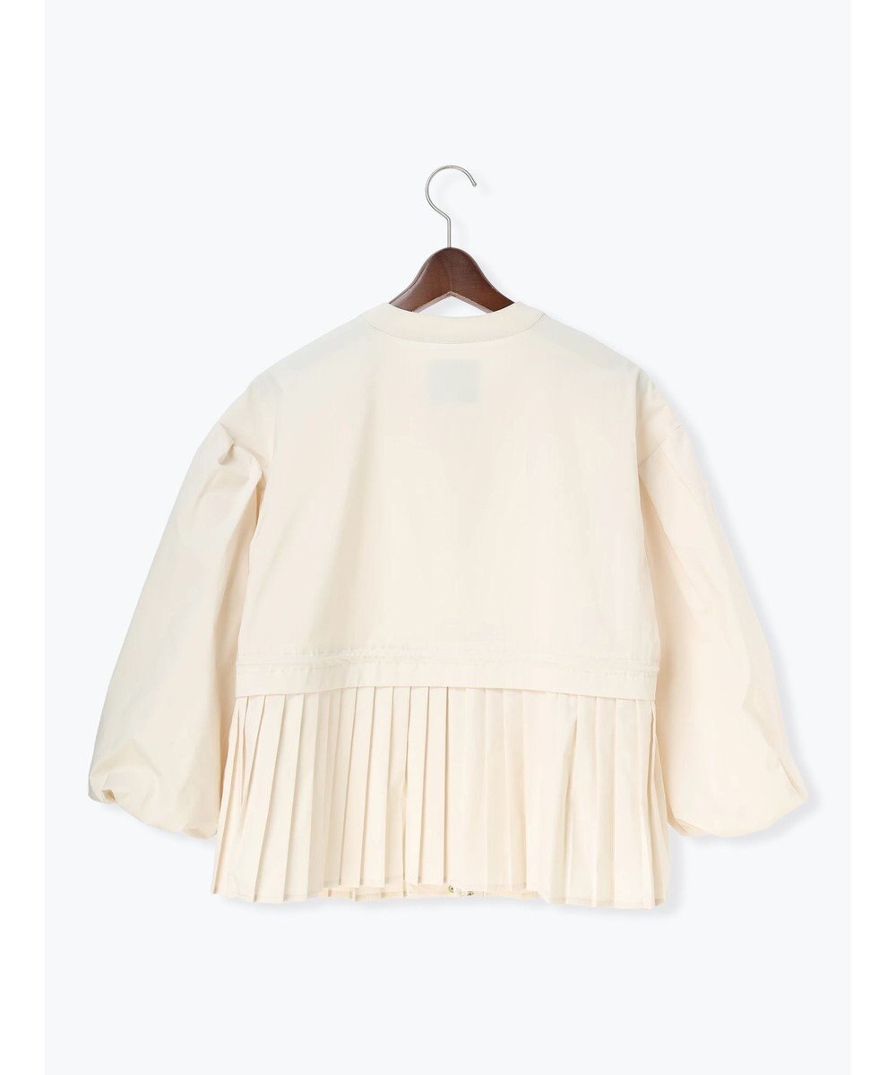 Te chichi 袖バルーンペプラムプリーツブルゾン 