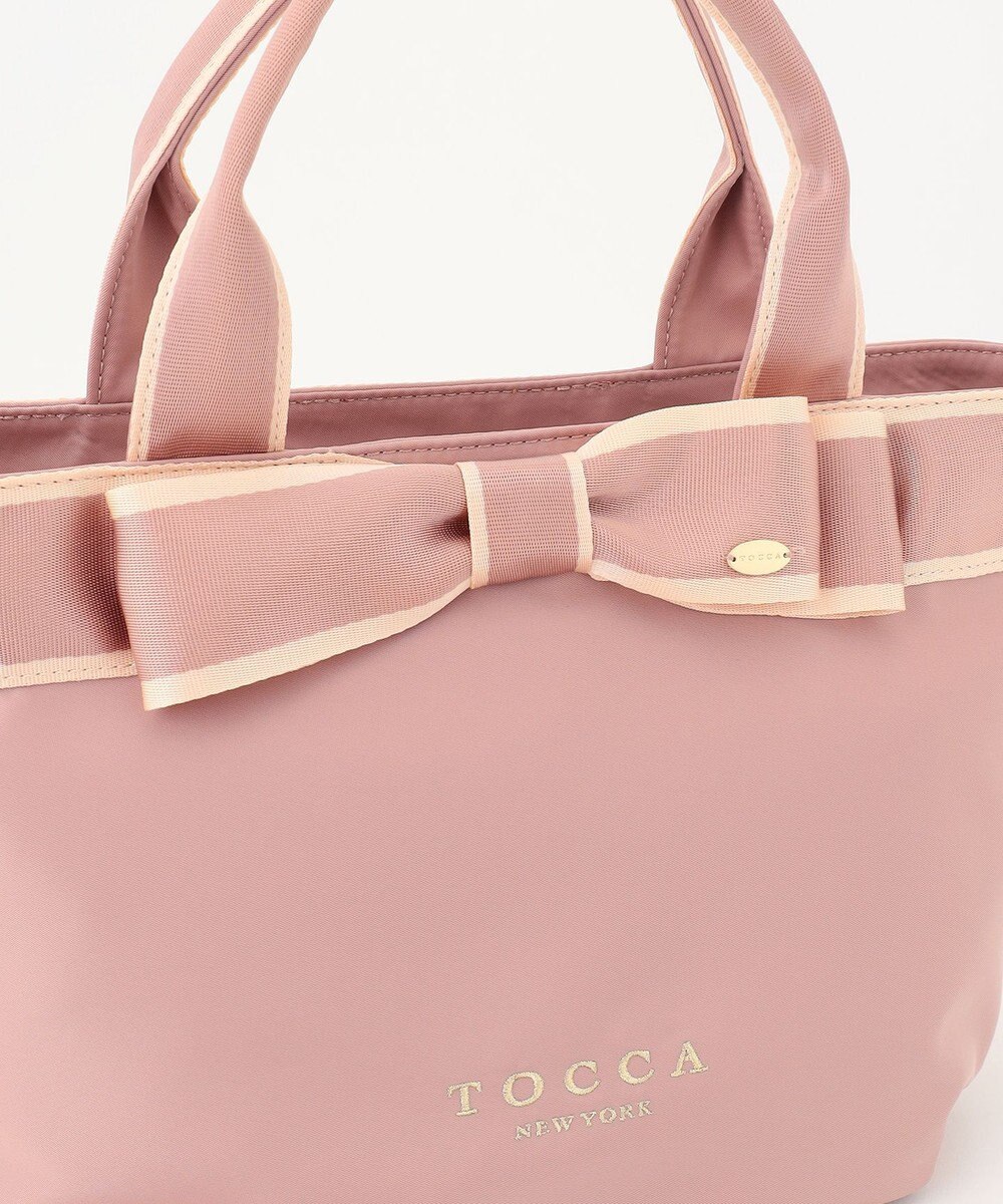TOCCA 【撥水】BICOLOR RIBBON TOTE トートバッグ 