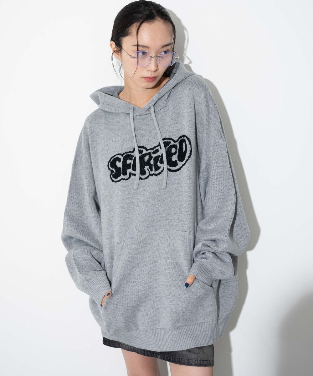 WEGO 【ユニセックス着用ITEM】ジャガードグラフィックパーカー 